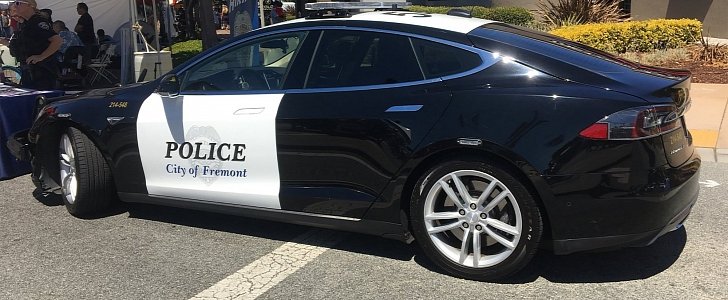 The Fremont PD is using a Tesla Model S as a patrol cruiser to cut down emissions and costs