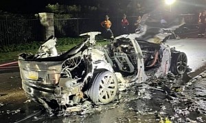 Tesla Model S Plaid Catches Fire In Gladwyne, Pennsylvania