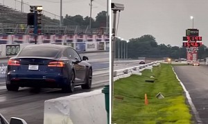 Tesla Model S Plaid Does Record Quarter Mile Run, Breaks the 9.2-Second Barrier