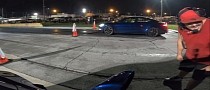Tesla Model S Plaid Drag Races Another Plaid, Wheel Size Makes the Difference