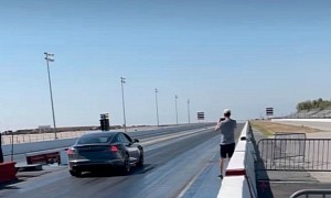 Tesla Model S Plaid May Have Smashed the Bugatti Chiron Sport's ¼-Mile Record