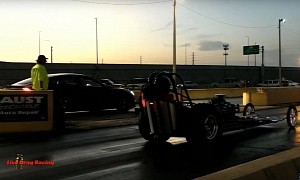 Tesla Model S Plaid Races Full-Blown Dragster, BEATS the Hell Out of It Down the 1/8-Mile
