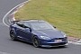 Tesla Model S Plaid+ Spied Testing Active Aero at the Nurburgring