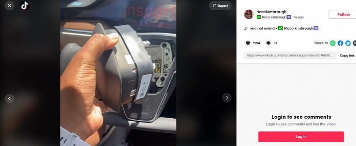 Ricco Kimbrough Says He Didn't Own the Tesla Model S With a Hanging Airbag Module