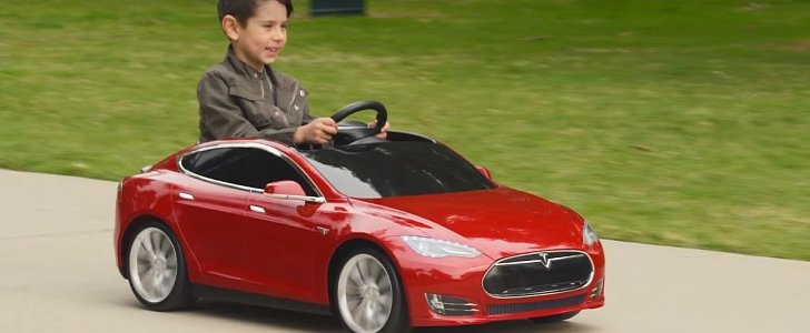 Tesla Model S Radio Flyer for kids