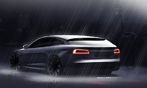 Tesla Model S Shooting Brake Project Shapes Up to Be the Best Looking Tesla Yet