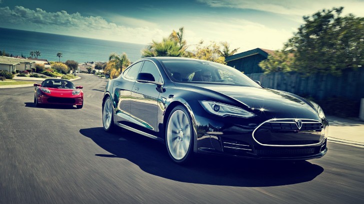 2013 Tesla Model S and Tesla Roadster