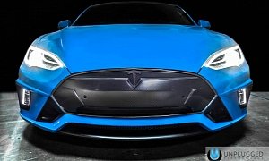 Tesla Model S Tuning by Unplugged Performance - Carbon Fiber Extravaganza