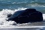 Tesla Model X Gets Stuck in the Sand in Unknown Circumstances, Has a Tide Wash