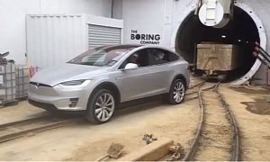 Tesla Model X Is the Little Engine That Could (Tow 250K Pounds of Minecarts)