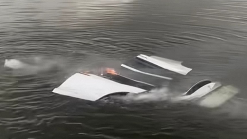 Tesla Model X fire underwater proves how resistant thermal runaway is