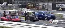 Tesla Model X P90D vs. Ferrari 458 Drag Race Is an Emotional Rollercoaster