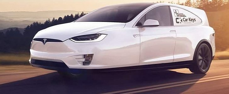 Tesla Model X Three-Wheeler Rendered as Reliant Robin Comeback -  autoevolution
