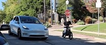 Tesla Model Y Drag Races Very Fast Electric "Bicycle" in Malibu