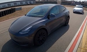 Tesla Model Y Dual Motor Gets Track Tested, Feels More Fun Than a Mustang Mach-E