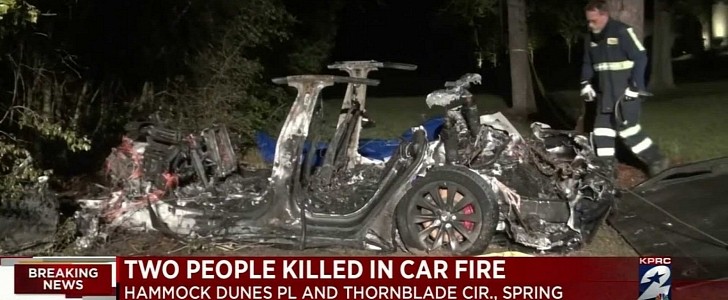 Tesla Model S Fatal Crash in Texas