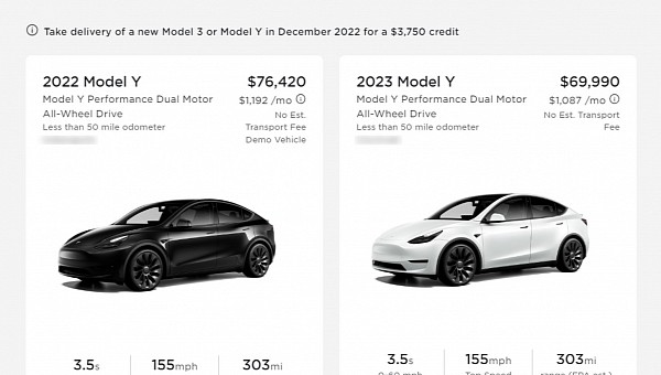Tesla offers a surprising $3,750 discount to U.S. customers