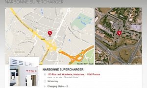 Tesla Opens Supercharger Station in France, Euro Network Now Includes 54 Locations