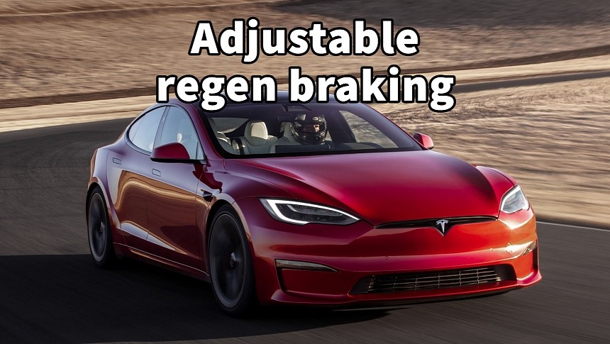 Tesla OTA update reinstates low regenerative braking mode
