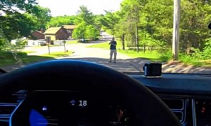 Tesla Owner Tests Autopilot's Pedestrian Detection Skills, Is Not Impressed