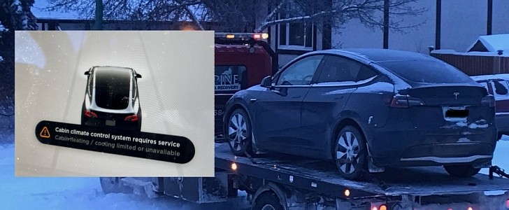 Tesla Model Y heating system fails at freezing temperatures and puts family in real danger