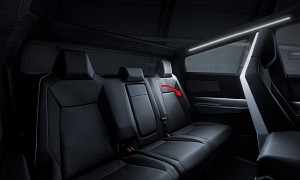 Tesla Patent Shows Crazy Folding Seats Concept for the Cybertruck