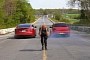 Tesla Plaid Drags Trailered, 1,100-HP Mitsu Evo, a Crimson Car Wins Our Heart