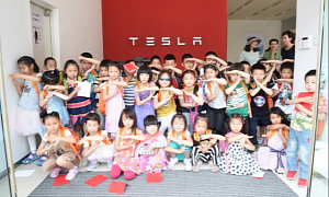 Tesla Preaches EVs to Kindergarten Children in China - Is That a Step too Far?