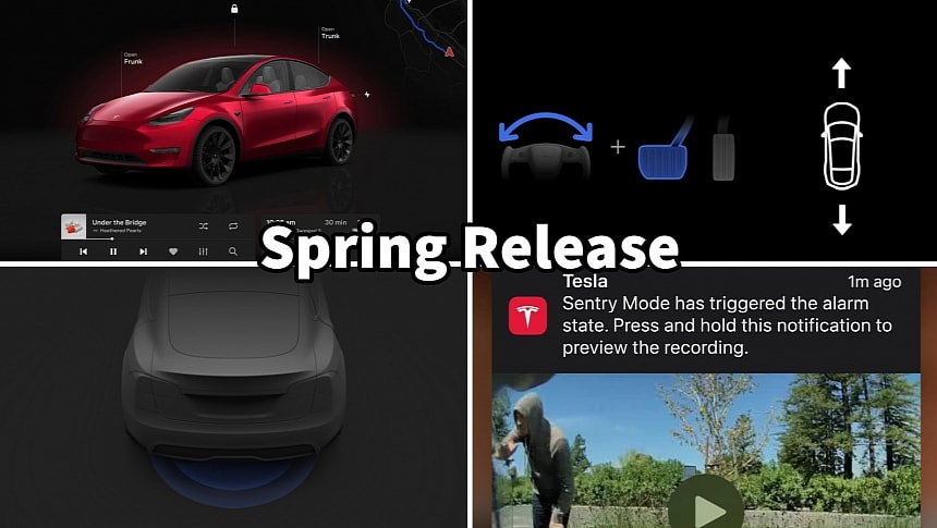 Tesla prepares massive "Spring Release" software update