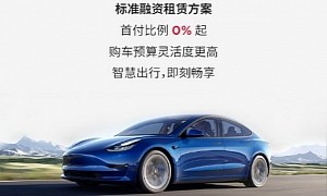 Tesla Pulls Back Zero Down Payment Sales in China Three Days After Offering It