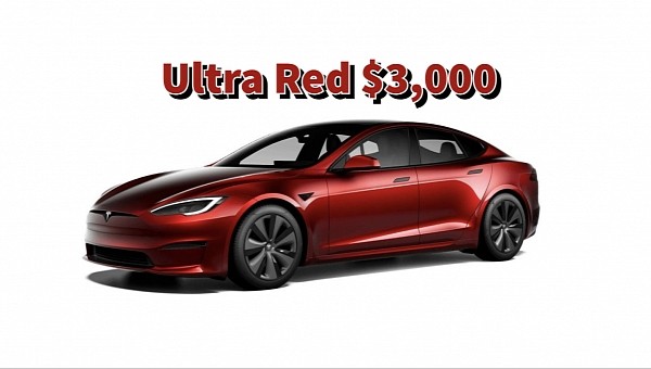 Tesla Ultra Red exterior color on the Model S