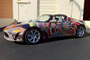 Tesla Roadster Becomes Art Car