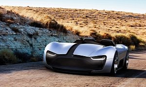 Tesla Roadster Fan Render Reminds Us of BMW's Gina Concept