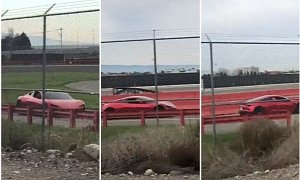 Tesla Roadster II Spotted on the Test Track Doing a Full Plaid Launch