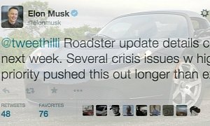 Tesla Roadster Update Coming This Week