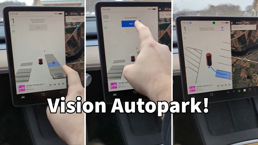Tesla rolls out new Autopark feature for Vision-only vehicles