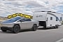 Tesla's Cybertruck Can Easily Tow an 8,000-Lb Trailer, but Not Very Far or for Cheap