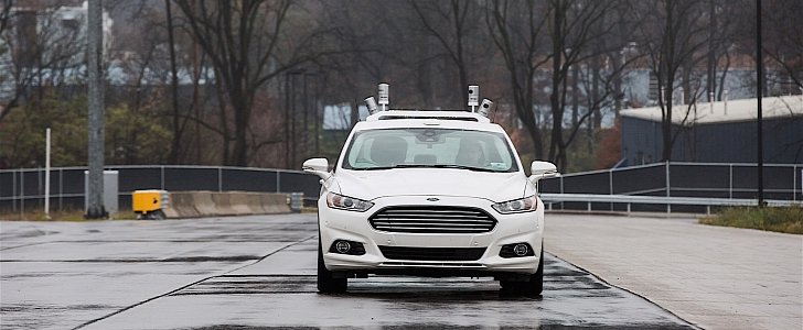 Ford Fusion with LIDAR