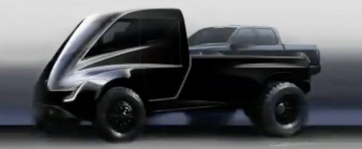 Tesla Pickup Truck sketch