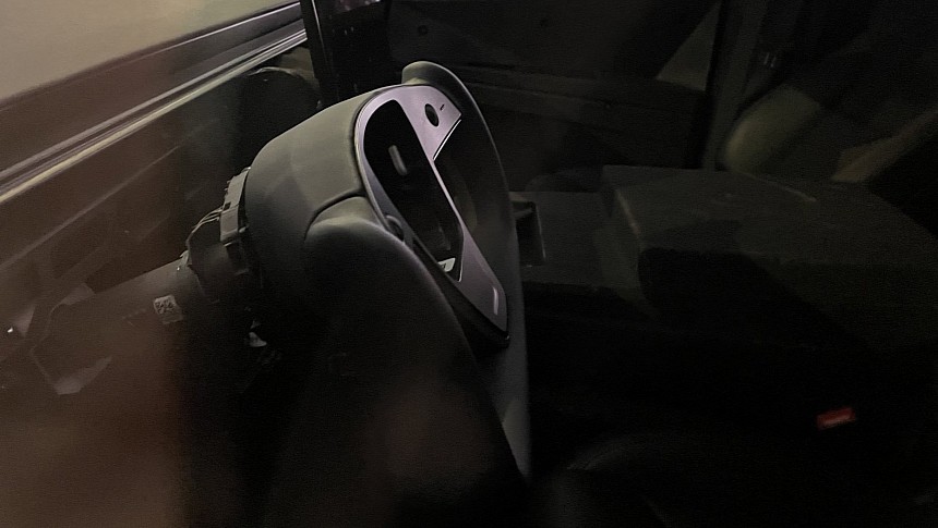 Tesla Cybertruck prototype interior disappointed fans expecting to see a better-finished demonstration vehicle