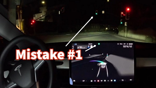 Tesla's FSD Beta V11.3.1 will run through red lights
