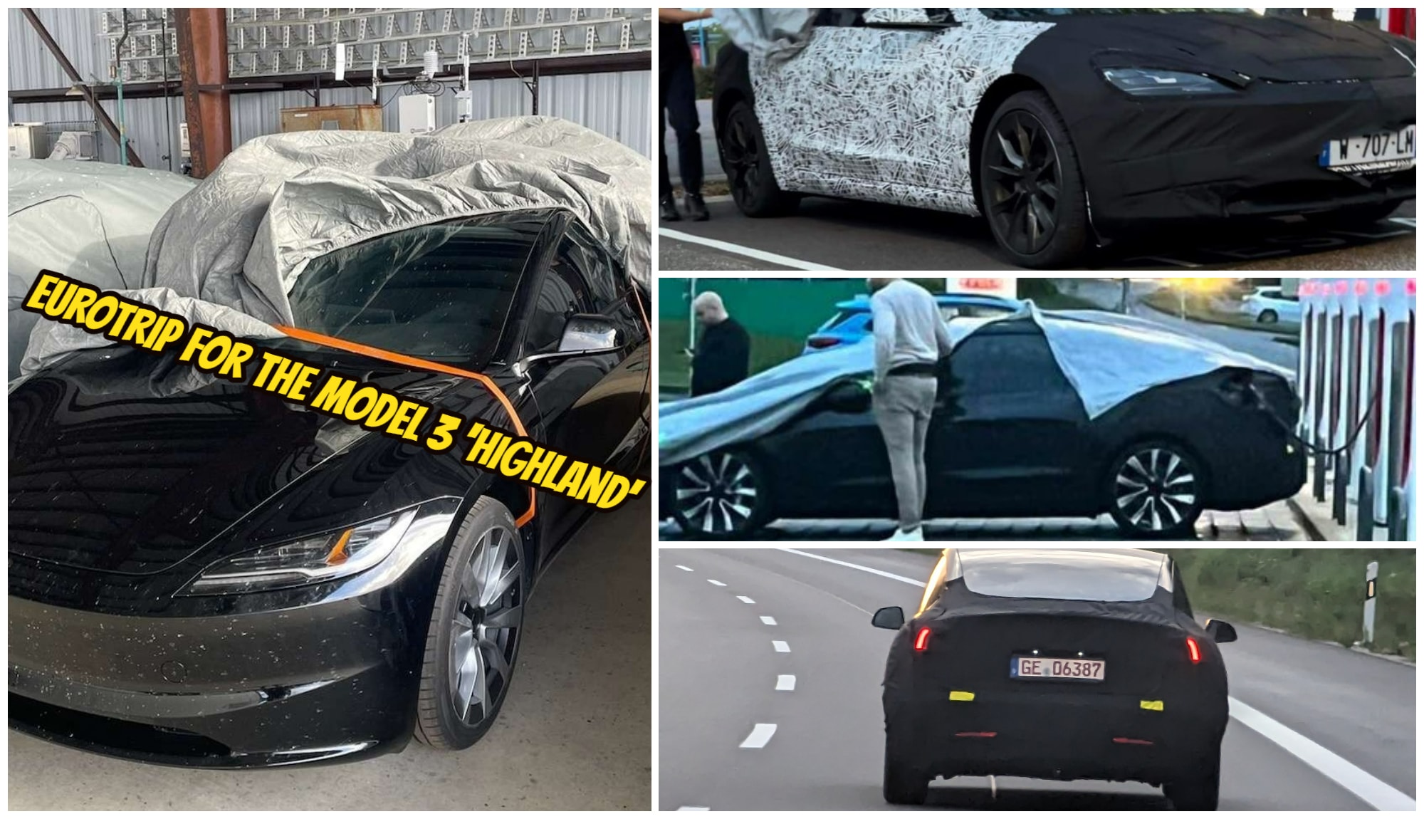 Tesla Model 3 Highland Spotted Uncovered In The US For The First Time
