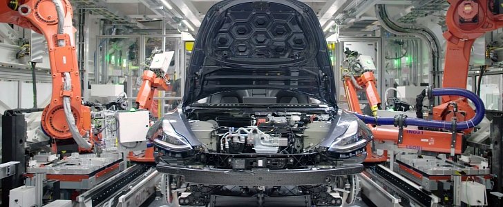 Tesla Model 3 assembly line