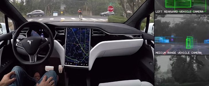 Tesla Autopilot 2.0 hardware demonstration