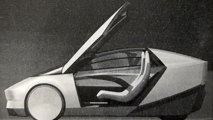 Tesla's next-generation robotaxi - design sketch