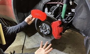 Tesla's "Performance Brakes" on the Model Y Performance Are Just a Red Caliper Cover