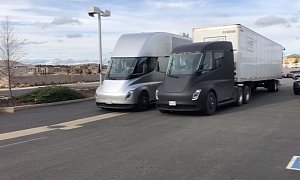 Tesla Semi Caught on Its First Cargo Trip Between Fremont and Gigafactory 1