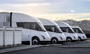 Tesla Semi Family Picture Taken at Giga Nevada Is Nothing More Than a Teaser