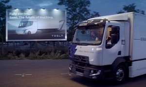 Tesla Semi Gets Ridiculed by Renault Trucks in New Commercial
