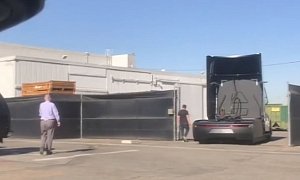 Tesla Semi Prototype Makes Rare Daytime Appearance in California
